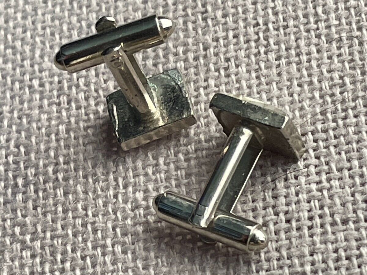 Vintage Equestrian Cuff Links Horse Head Encased In Shadow Box Style