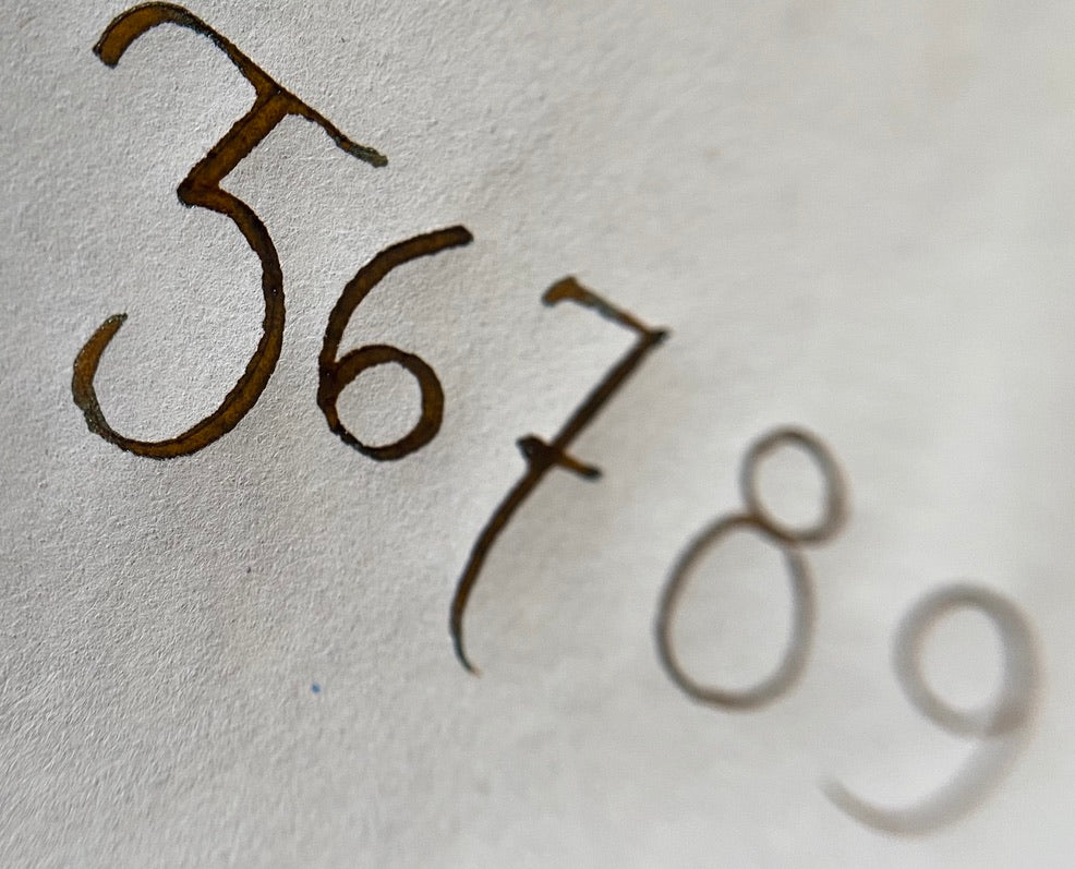 5 Pen Nibs: set of 5 left oblique calligraphy nibs: Heintze Ly series (italics)