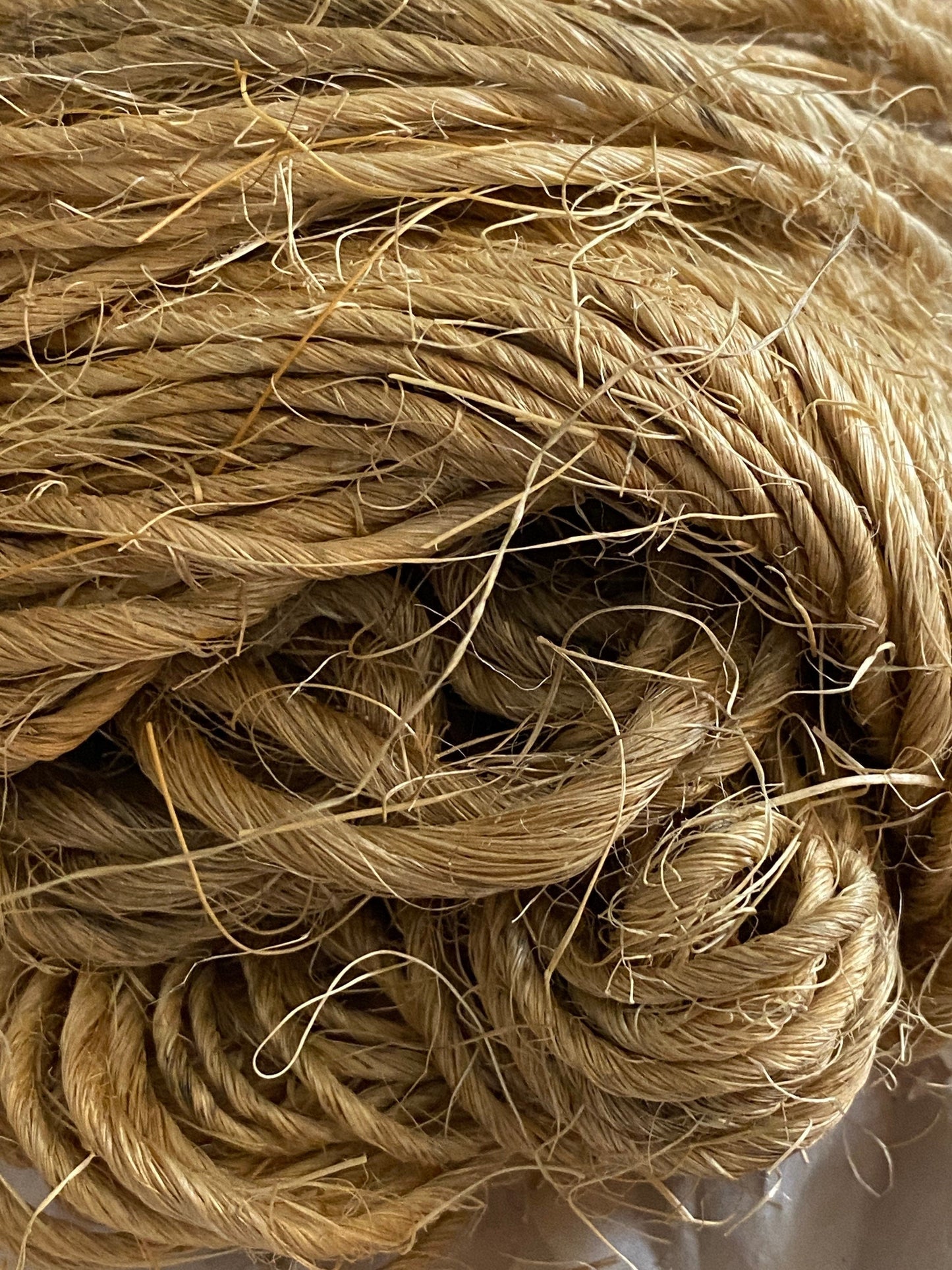 5 yards of vintage jute parcel twine