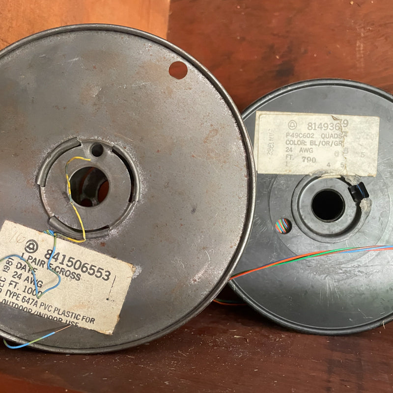5 yards of Ma Bell's telephone wire, 24 AWG, circa 1981