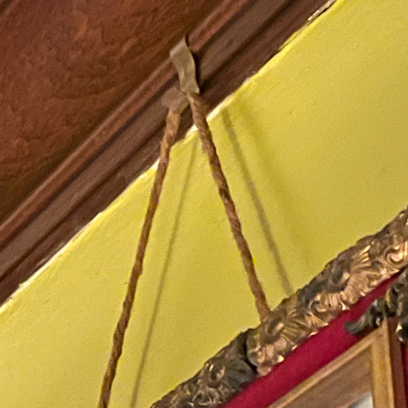 Metal picture rail hook for use with built in crown moulding picture rail (count of one)