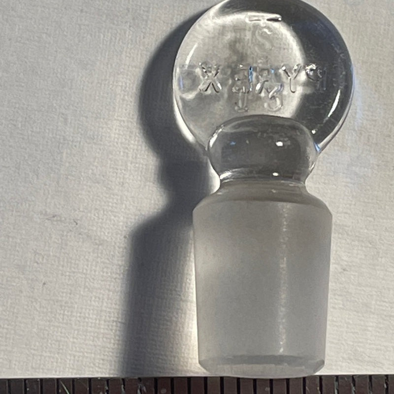 Glass stoppers for small bottles