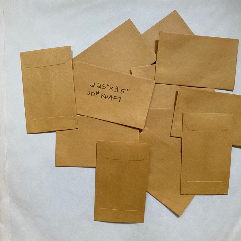 One dozen petite pocket envelopes