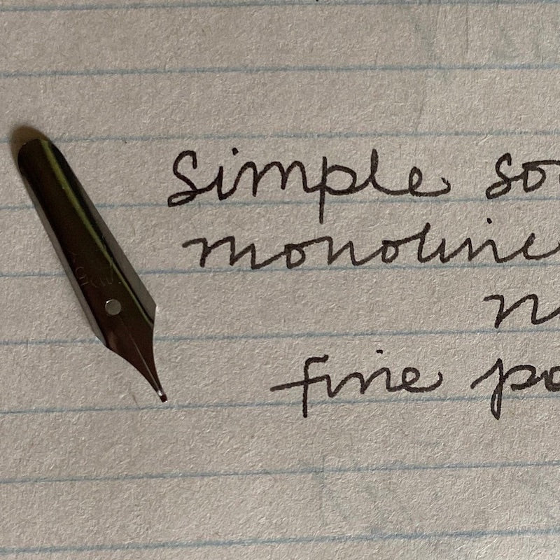 Choice: writing, drawing & calligraphy nibs / new old stock monoline, oblique, fine, thick, + more for hand lettering, messages, art. Versatile!