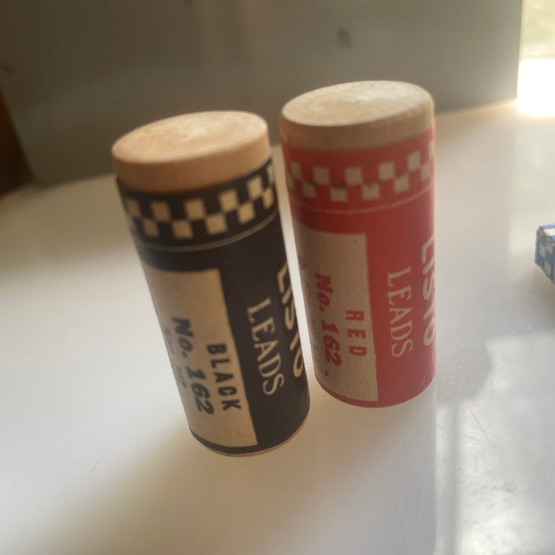 Refill Listo Marking Leads #162 for Listo Pencil #1620 • Pick Black, Red, Green, Blue • Grease Pencil • China Marker
