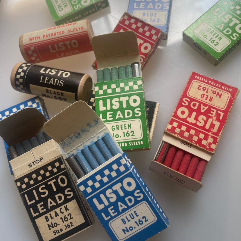 Vintage Listo Mechanical China Marker + Replacement Leads