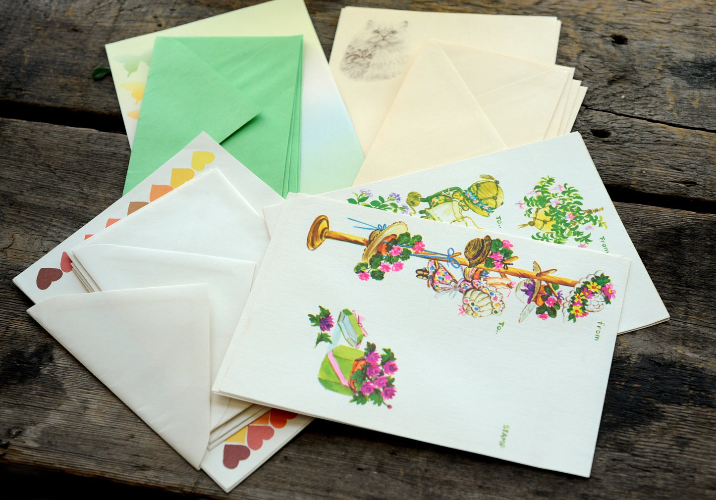 Vintage stationery variety mix