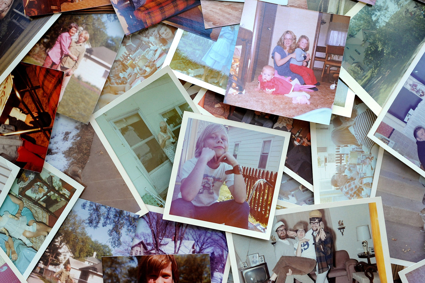 Vintage color photo assortment