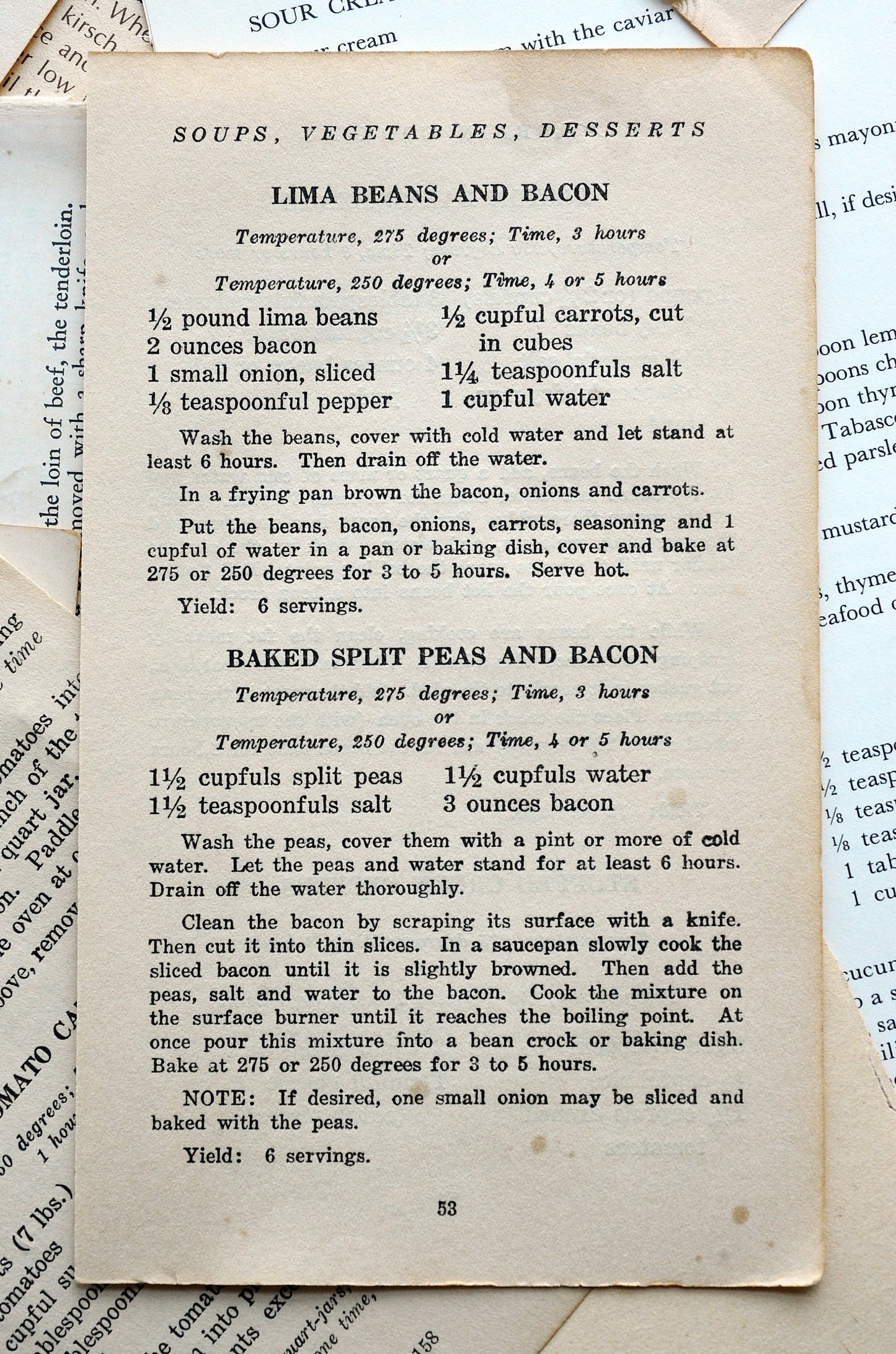 kitschy kitchen cookbook pages