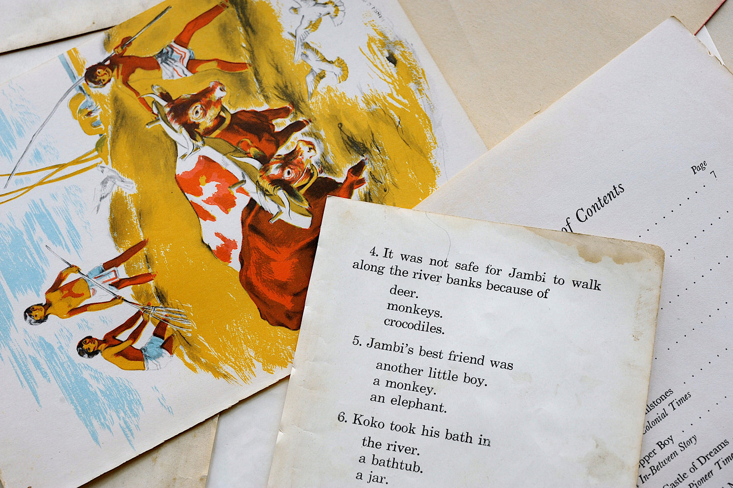 1/8 lb of original vintage salvaged blank book pages and aged papers for art, letter writing, creative reuse