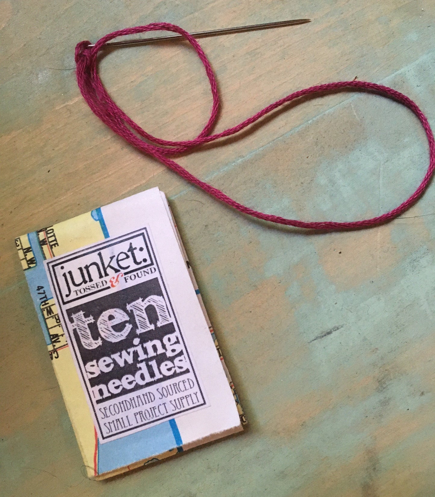 Ten hand-sewing needles - 100% reuse variety pack