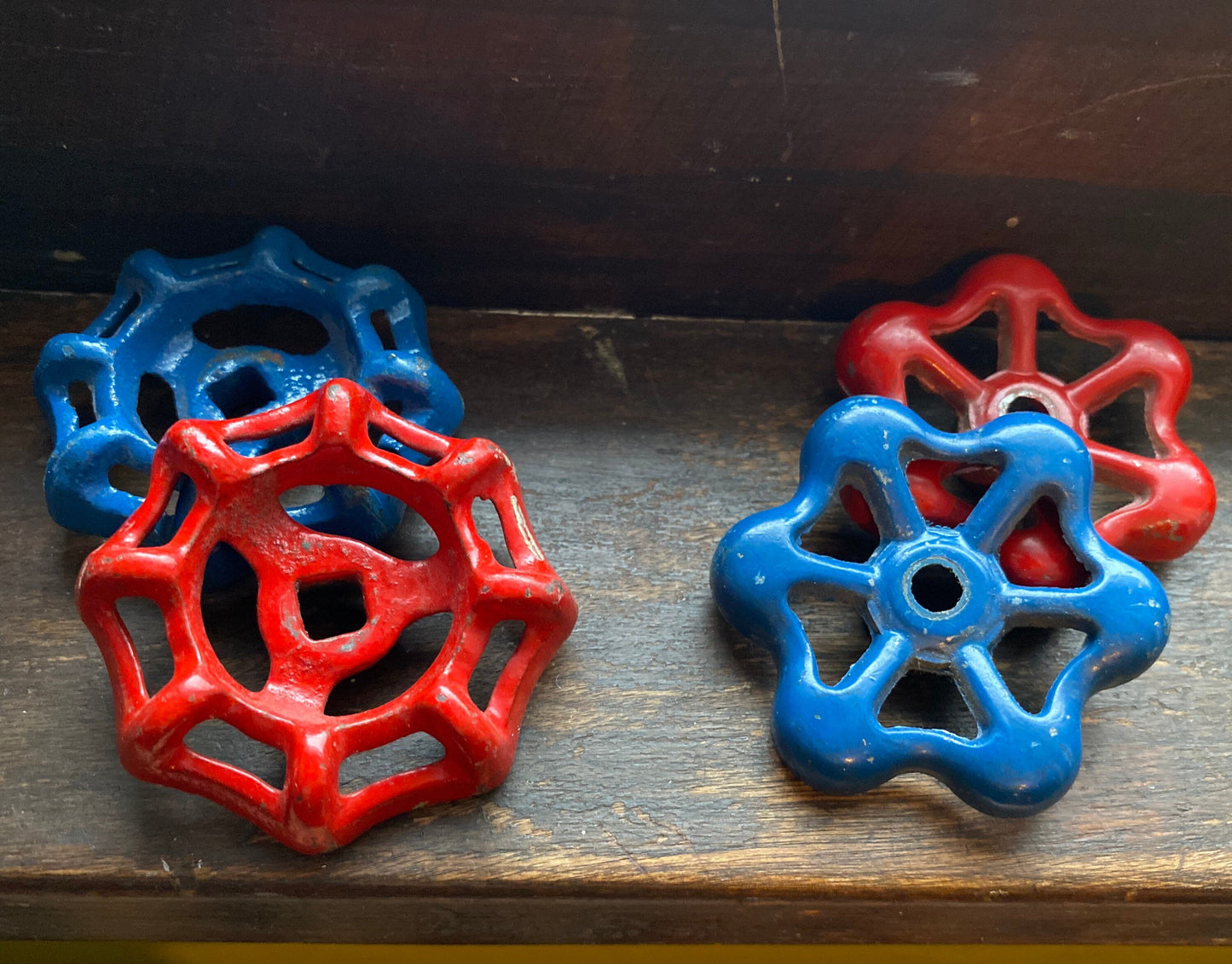 Vintage valve, spigot, faucet handle - choose your color, or let us surprise you! / Steampunk, industrial hardware, decor