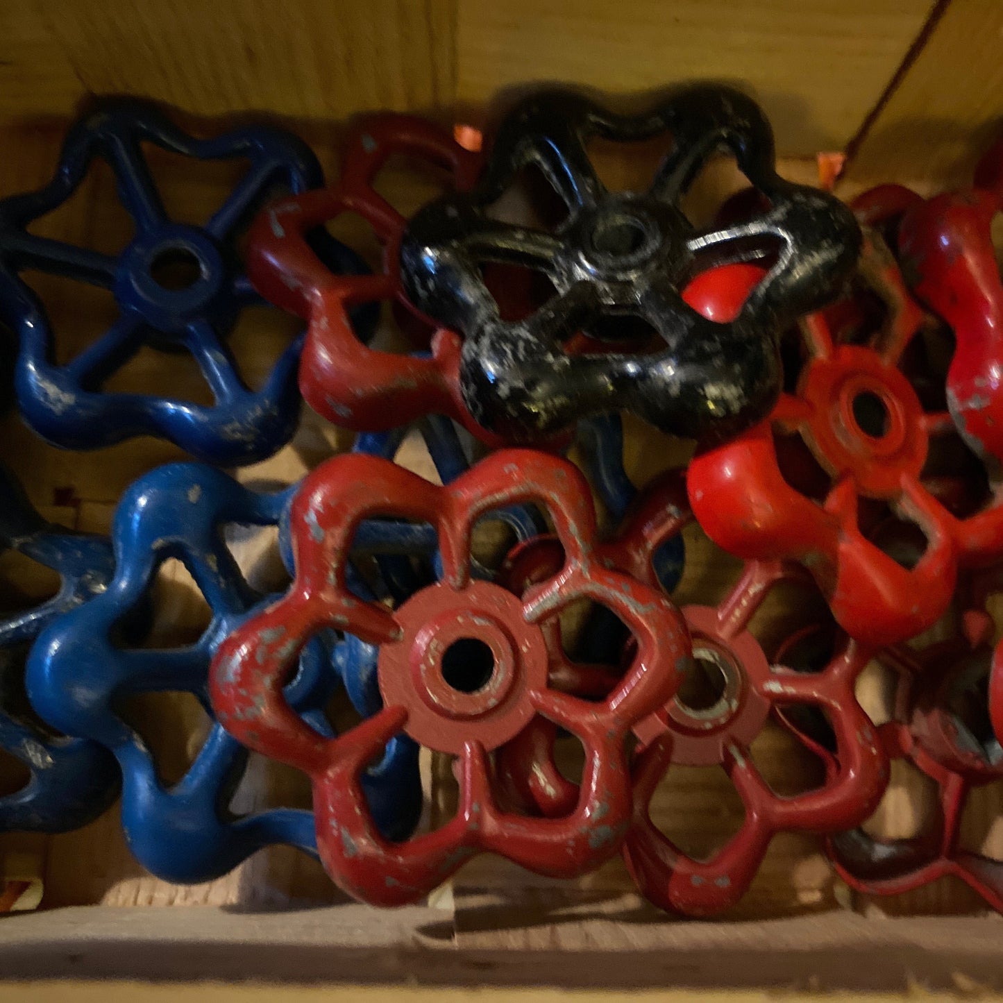 Vintage valve, spigot, faucet handle - choose your color, or let us surprise you! / Steampunk, industrial hardware, decor