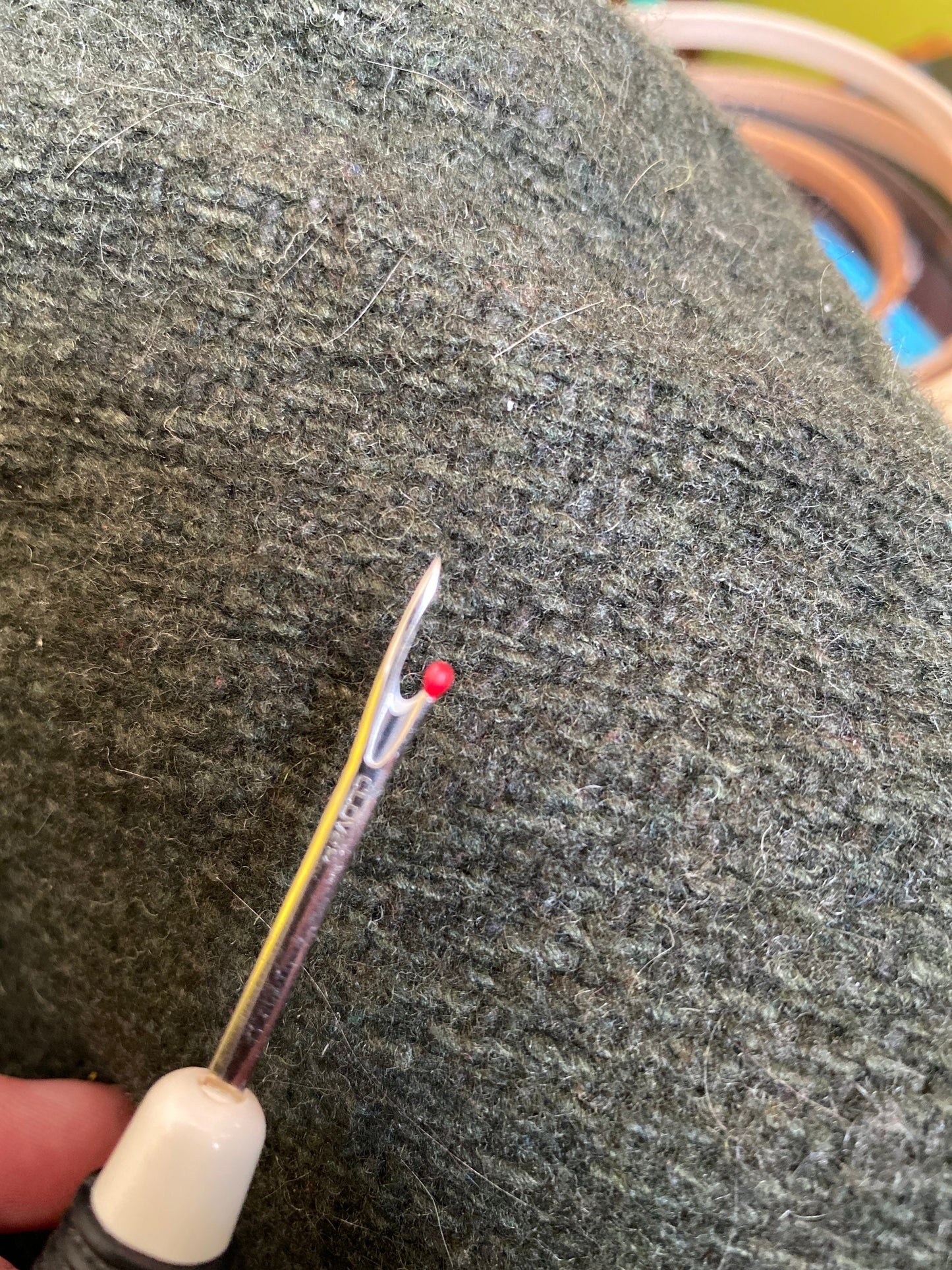 Seam ripper / one vintage or secondhand sourced hand tool for sewing mending altering upcycling projects