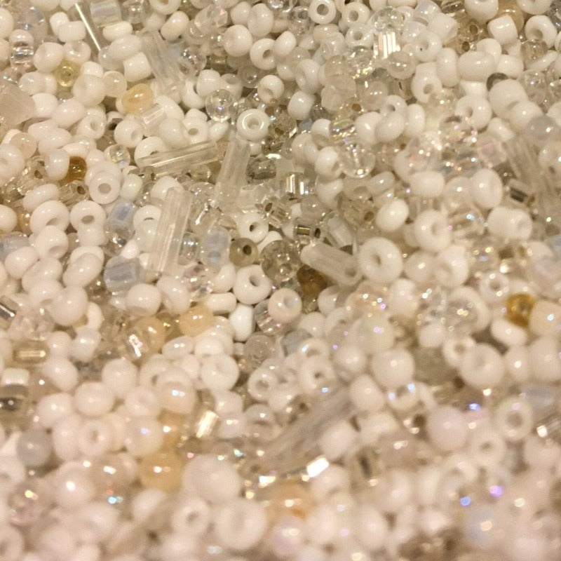 Glass Seed Beads (2-3mm vintage & rescued mix)
