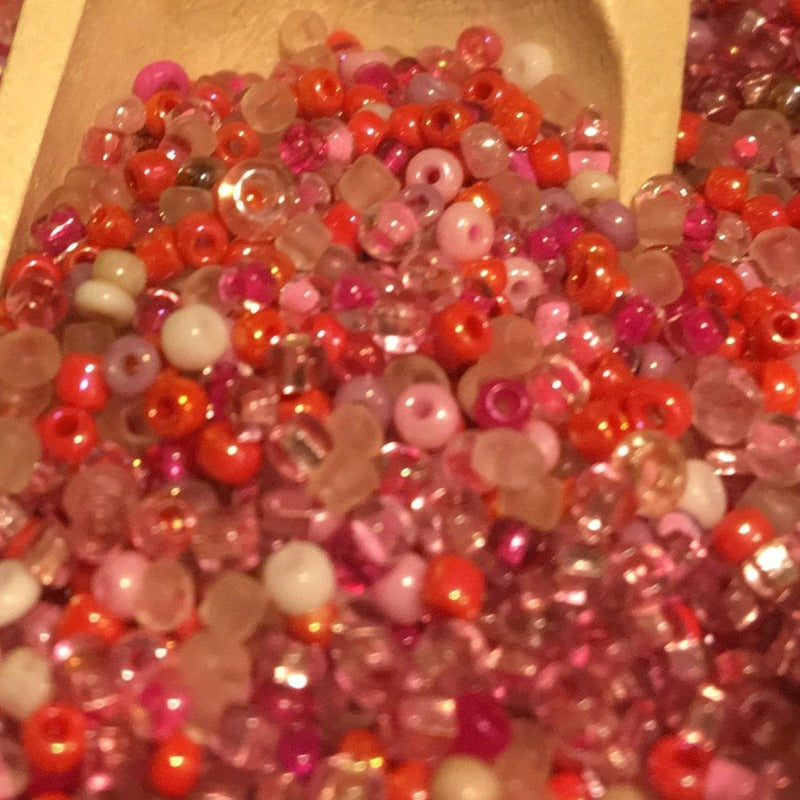 Glass Seed Beads (2-3mm vintage & rescued mix)