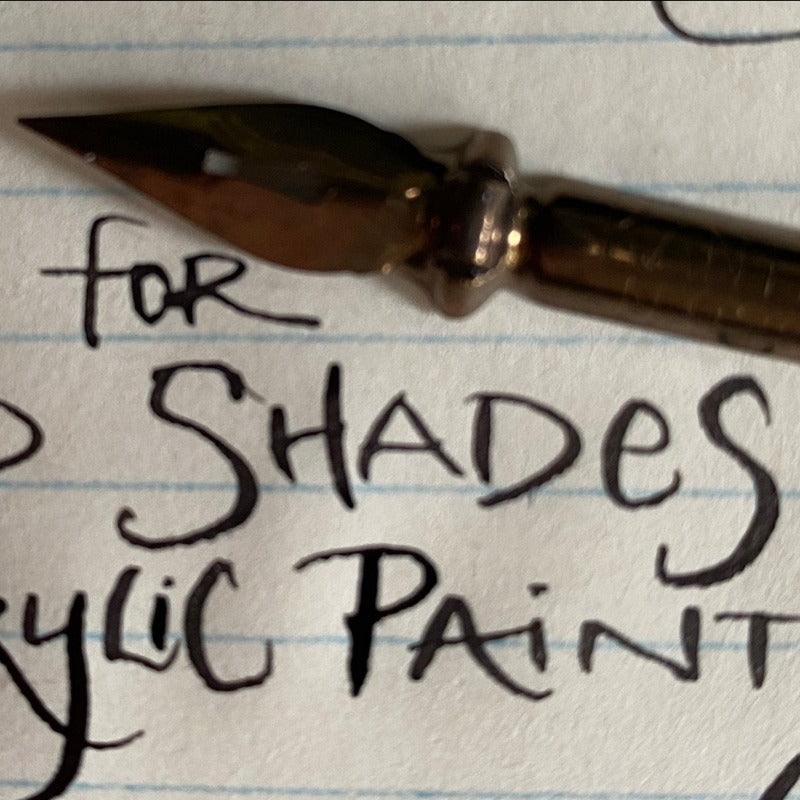 Choice: writing, drawing & calligraphy nibs / new old stock monoline, oblique, fine, thick, + more for hand lettering, messages, art. Versatile!
