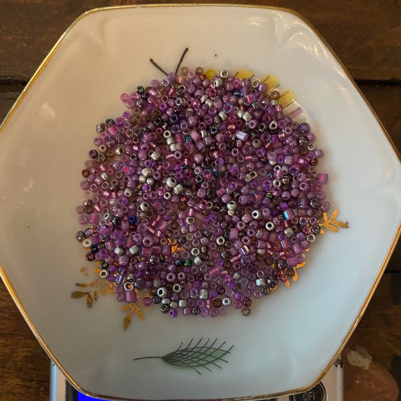 Glass Seed Beads (2-3mm vintage & rescued mix)