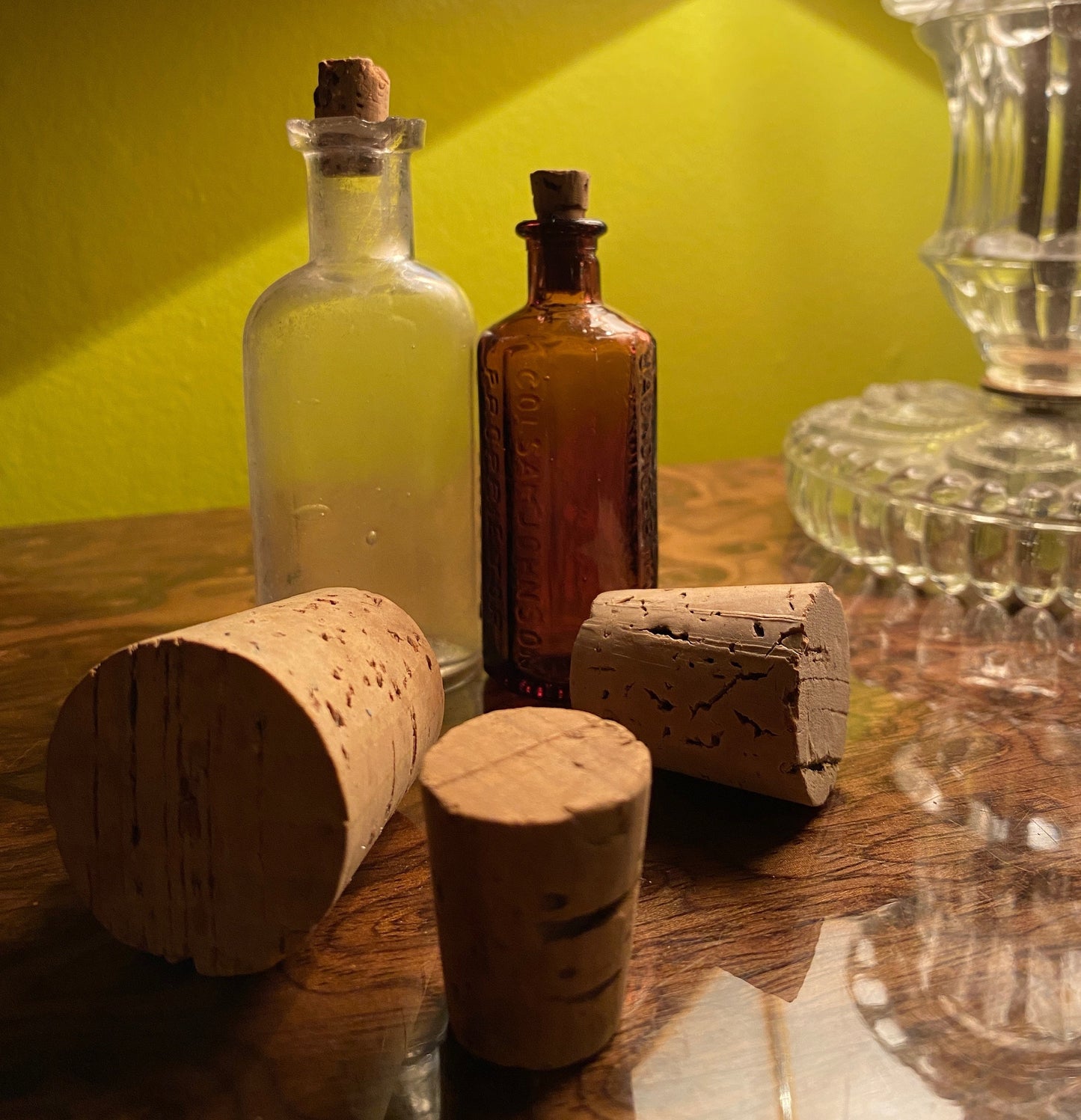 One dozen tapered corks