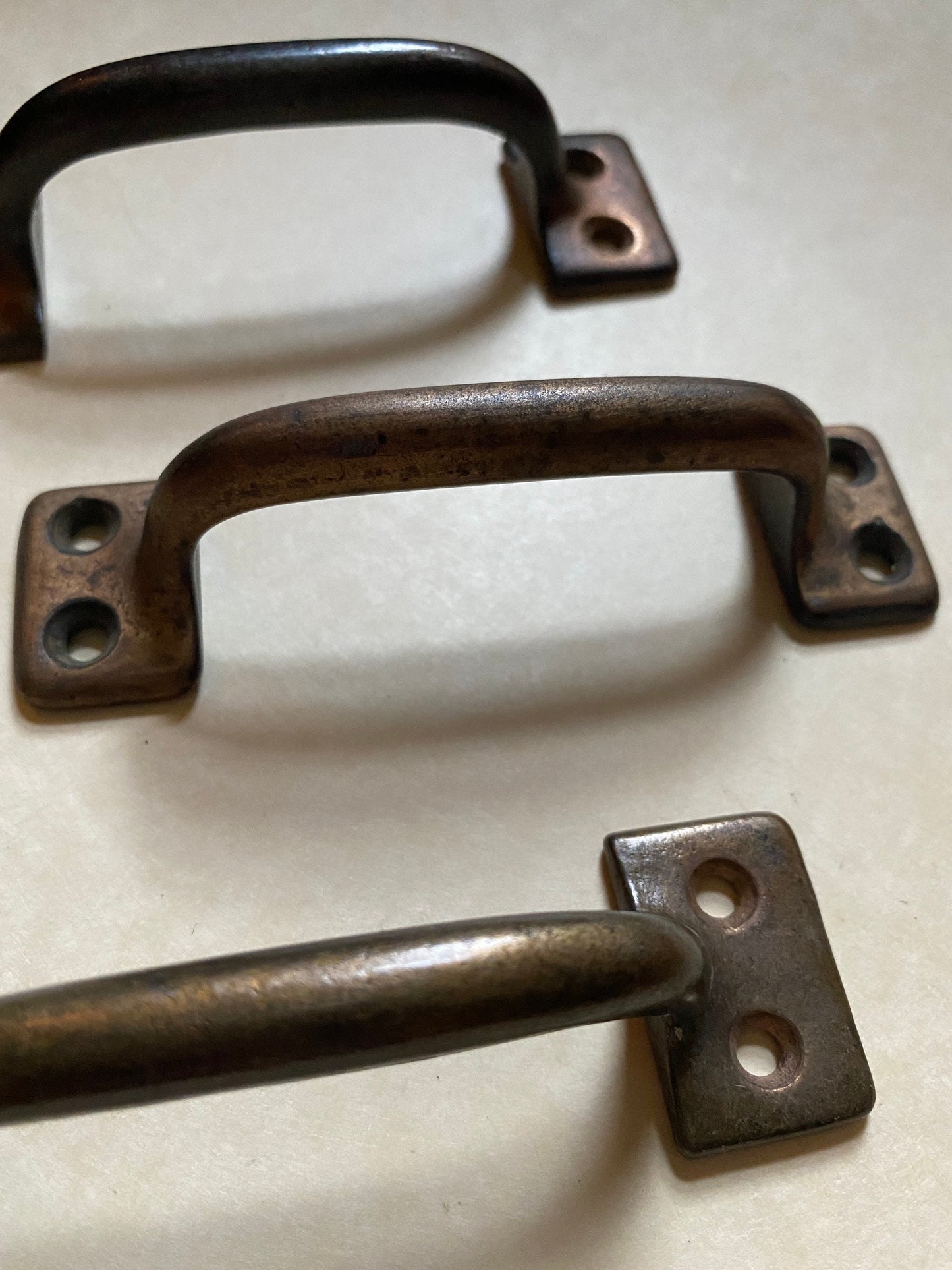 Choice: one window sash lift / vintage or antique / chrome brass cast iron copper clad / DIY reuse drawer pull handle 4”