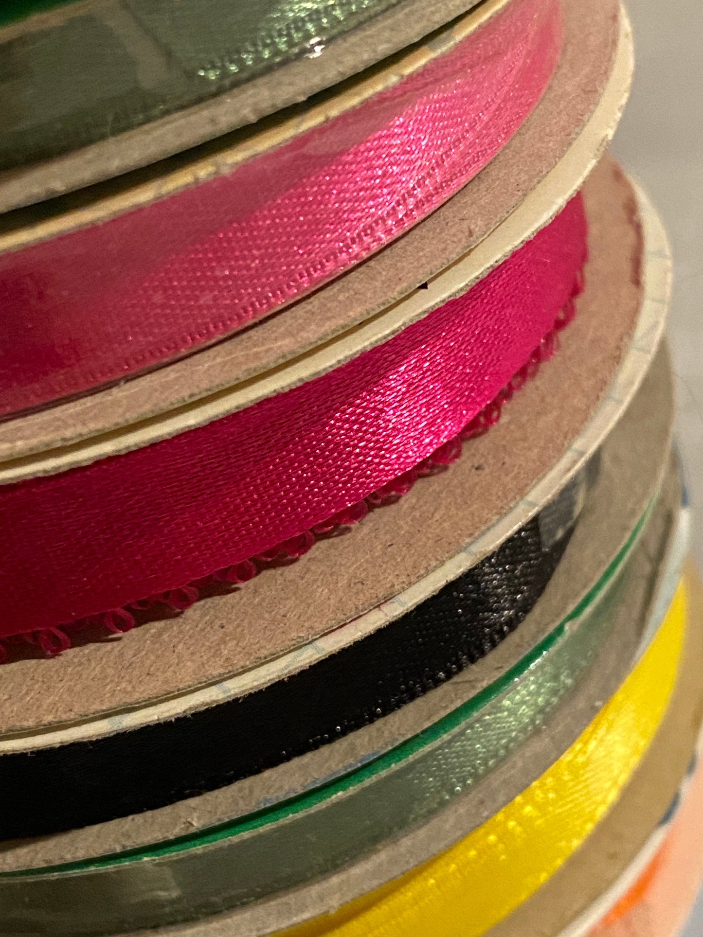 Stash builder: 10 yard variety mix of 80s vintage skinny ribbon