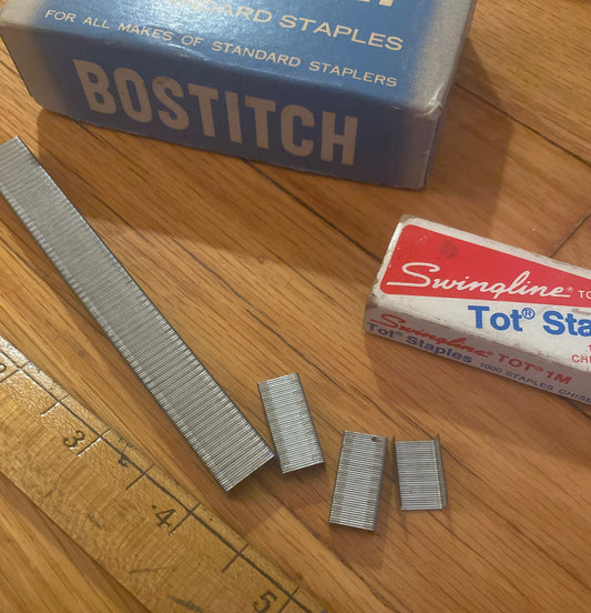 Vintage staples: standard, Clipper undulated, or Tot 50
