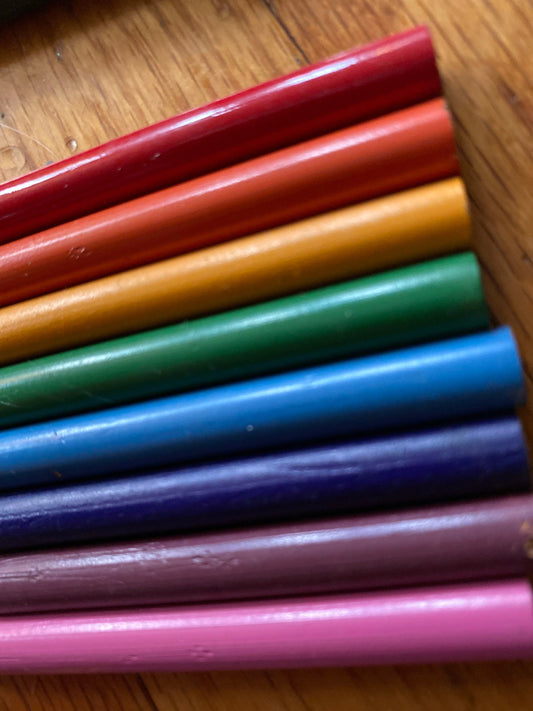 Stash builder: a rainbow of colored pencils