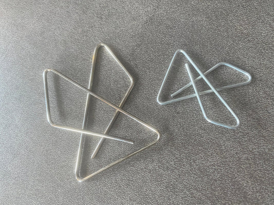 Preloved Butterfly Clamp Paper Holders (set of 6)
