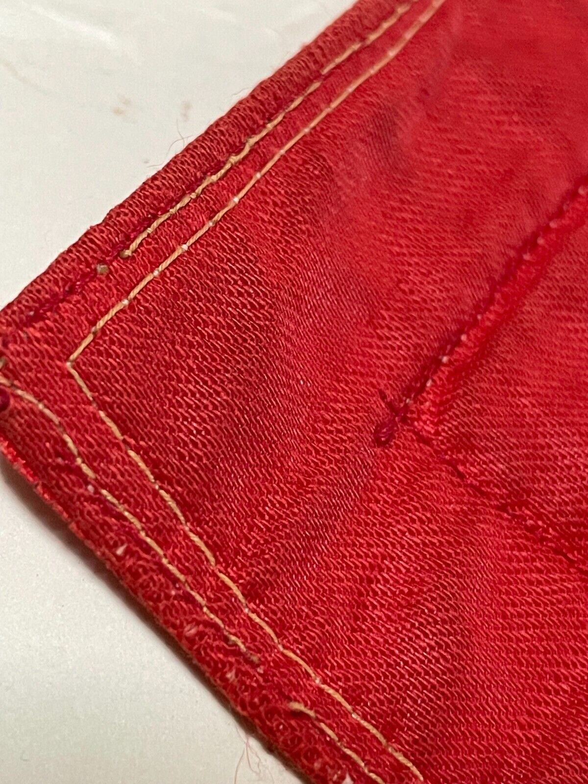 Masonic Knight Mason Regalia Apron Red Silk Trim Lambs Skin Leather Tr