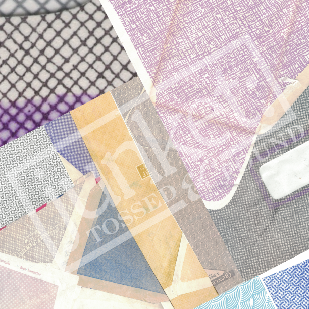 Digital download: vintage envelope security patterns / instant access, easy to print digital files for collage, crafting, props, design