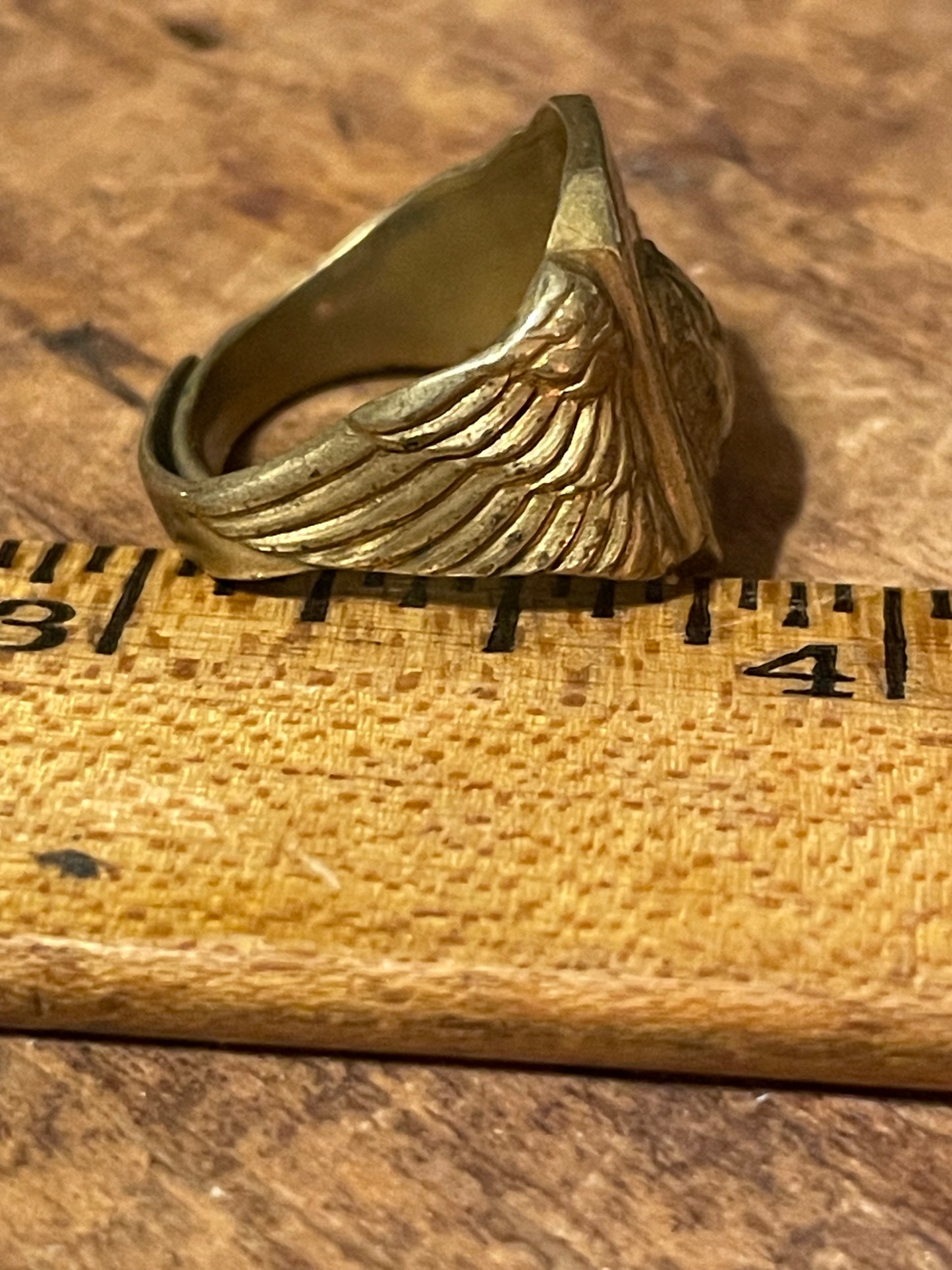 1935 Quaker Cereal Devil Dogs of the Air Bulldog Ring Initial N