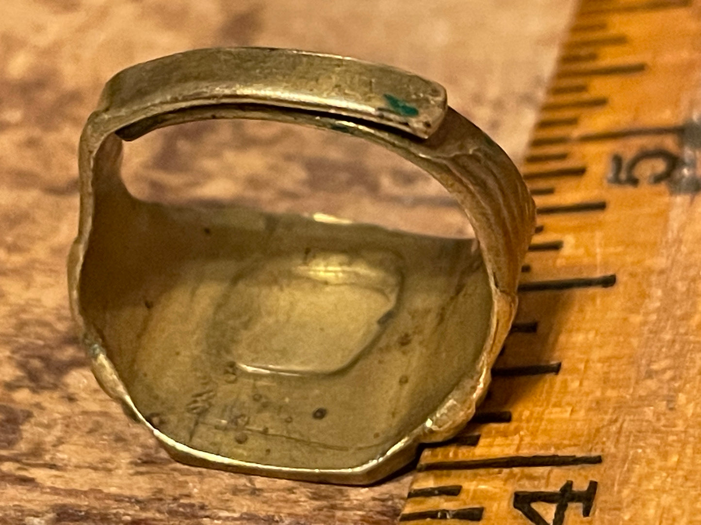 1935 Quaker Cereal Devil Dogs of the Air Bulldog Ring Initial N