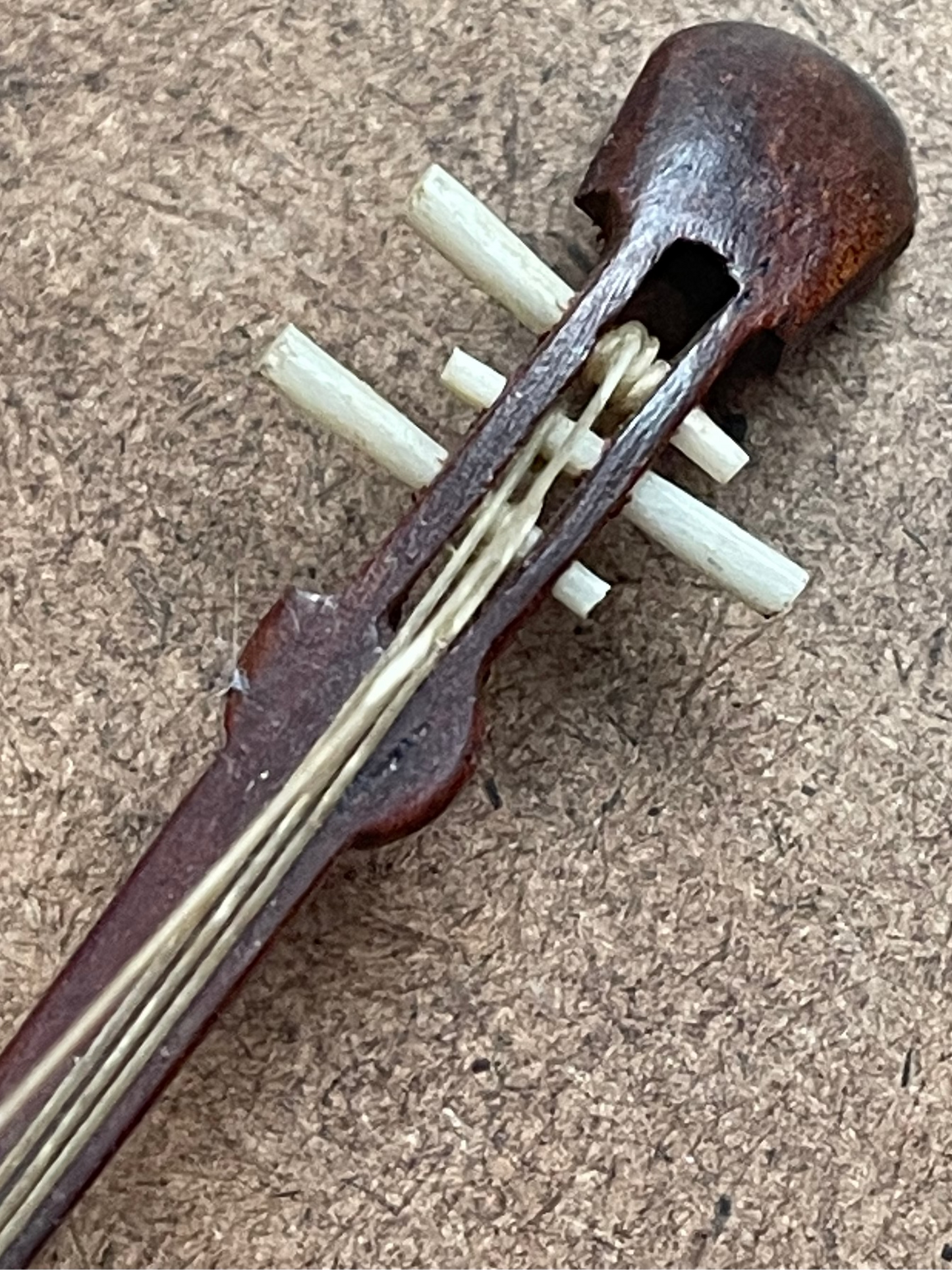 Vintage Japanese Miniature Sankyoku Instrument Set – Koto, Shamisen & Kokyū