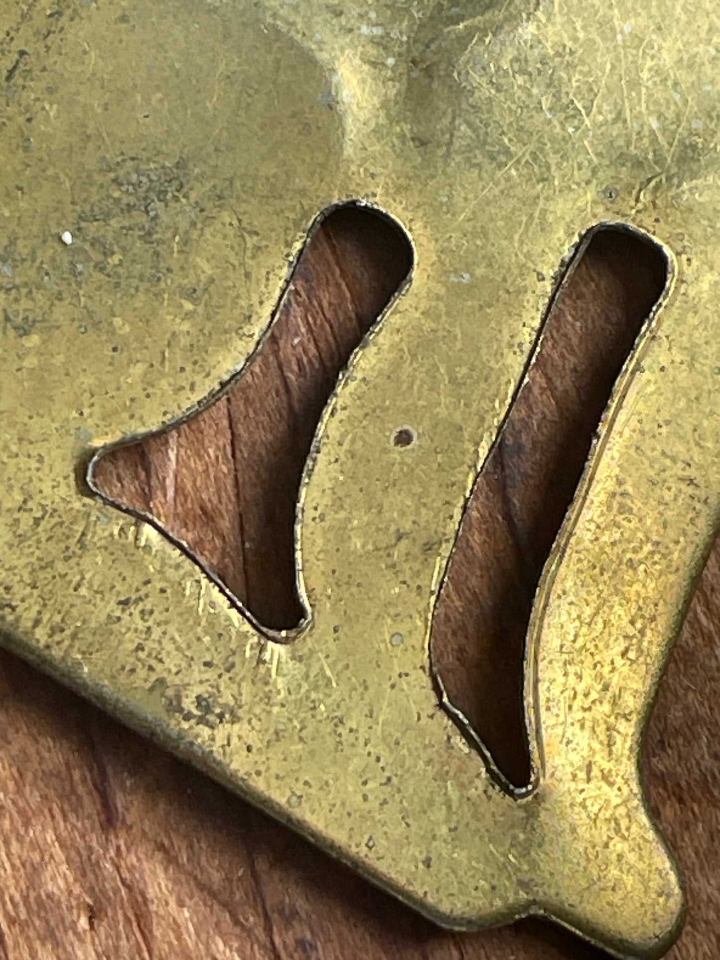 Vintage Gold-Tone Metal Terrier Dog Silhouette – Pierced & Engraved
