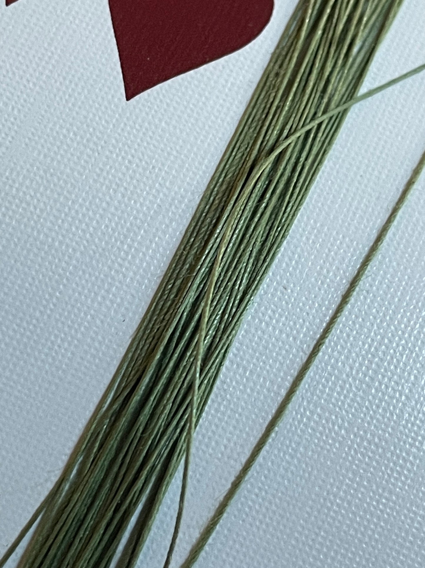 Vintage Conso 20/4 Glacé Cotton Thread | 5 Yards | Strong Polished Utility Thread for Repair, Upholstery & Bookbinding