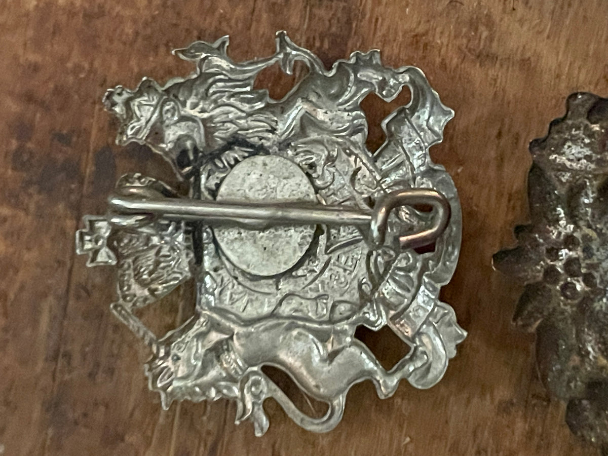 Vintage Austrian Salzburg & Österreich Souvenir Brooch Pair — Alpine Travel Pins