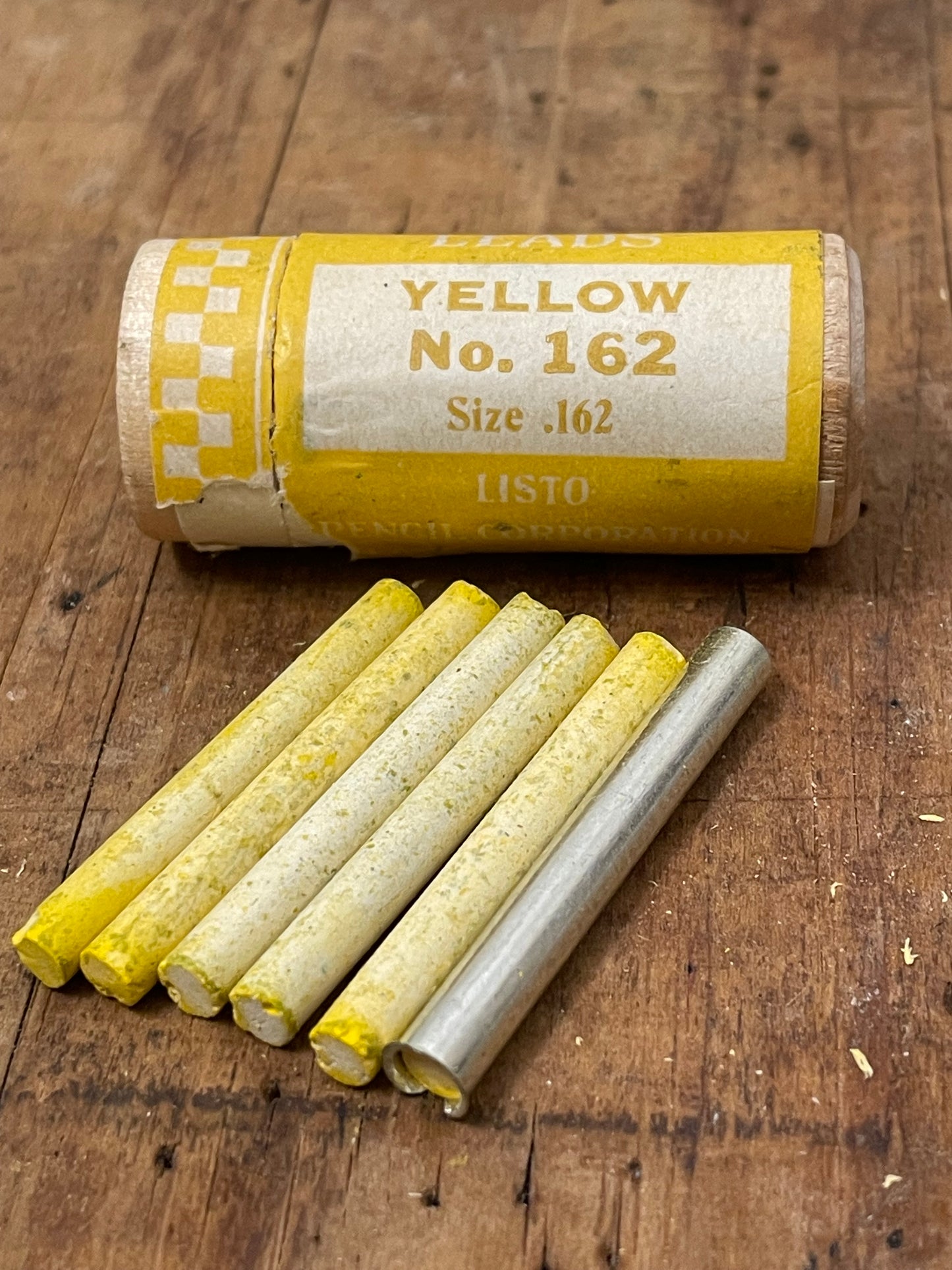 Refill Listo Marking Leads #162 for Listo Pencil #1620 • Pick Black, Red, Green, Blue, Yellow, White • Grease Pencil • China Marker