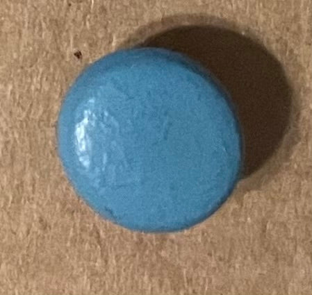 One Dozen Vivid Vintage Upholstery Tacks Leatherlike ("Leatherene") Finish • New Old Stock • Midcentury Industrial Supply
