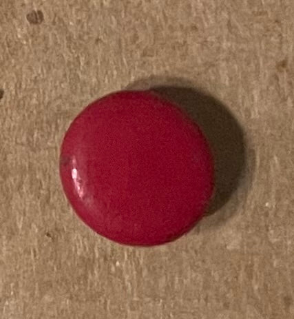 One Dozen Vivid Vintage Upholstery Tacks Leatherlike ("Leatherene") Finish • New Old Stock • Midcentury Industrial Supply