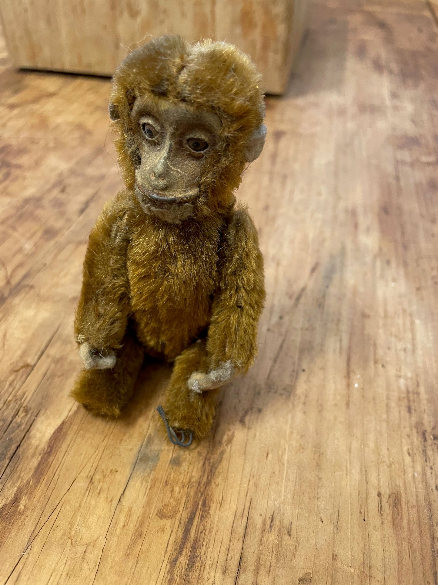 Vintage Plush Monkey Toy