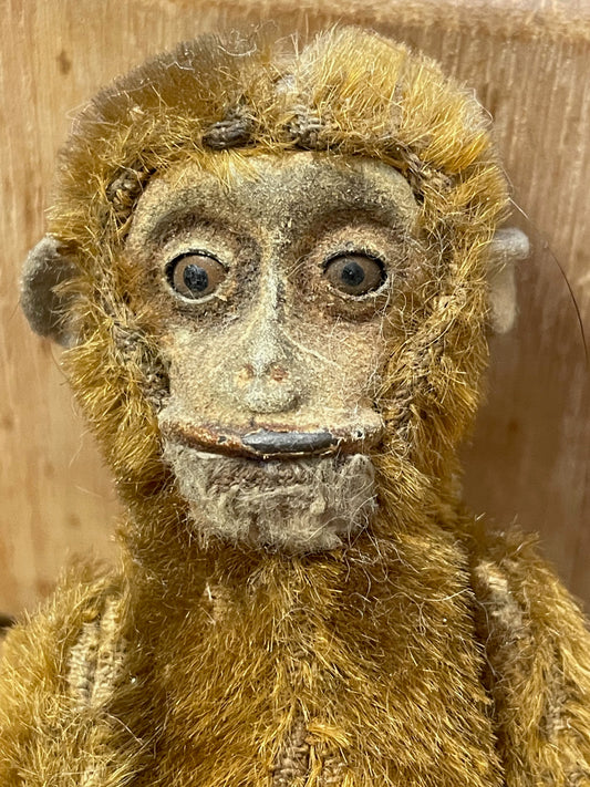 Vintage Plush Monkey Toy