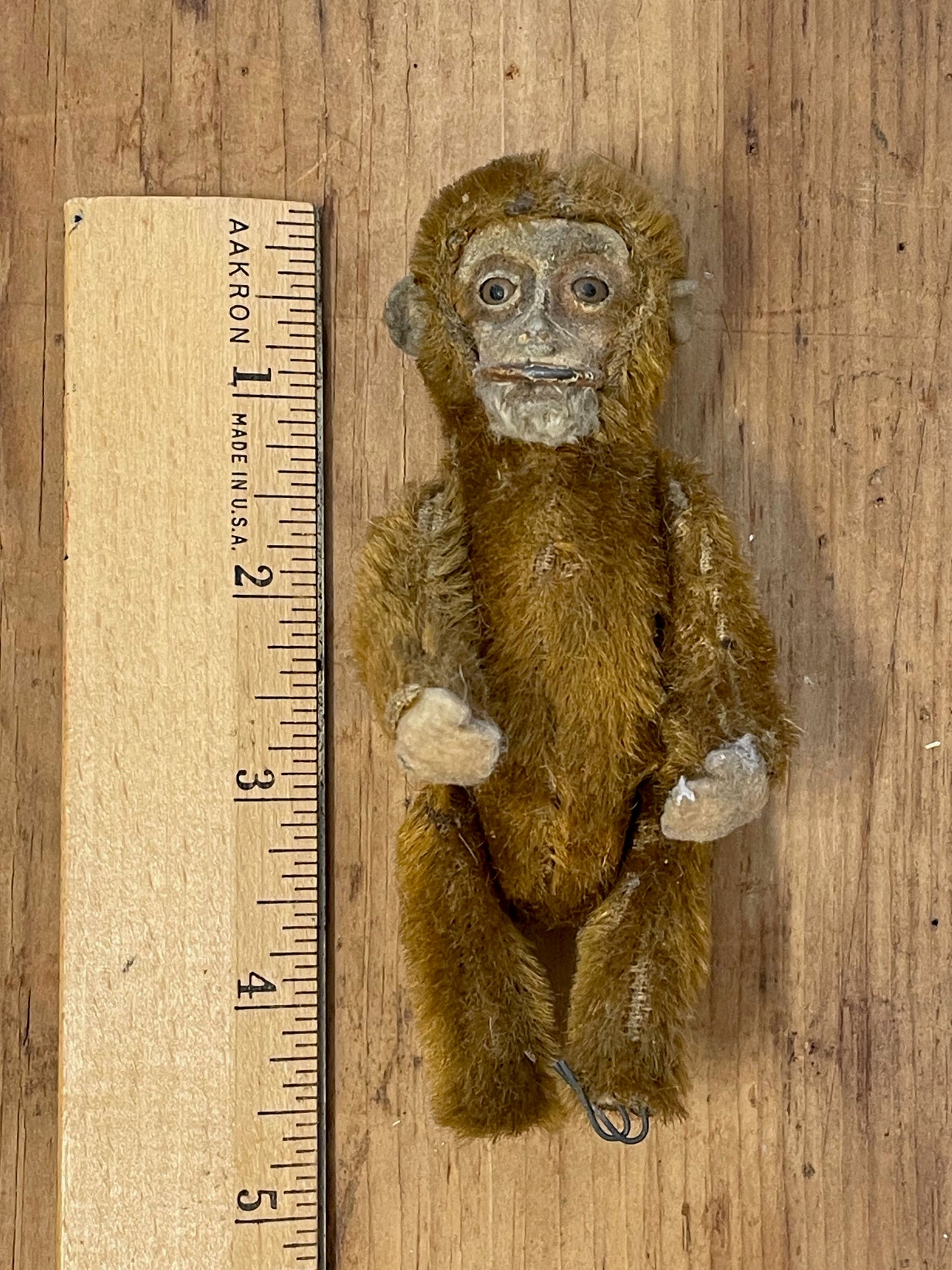 Vintage Plush Monkey Toy