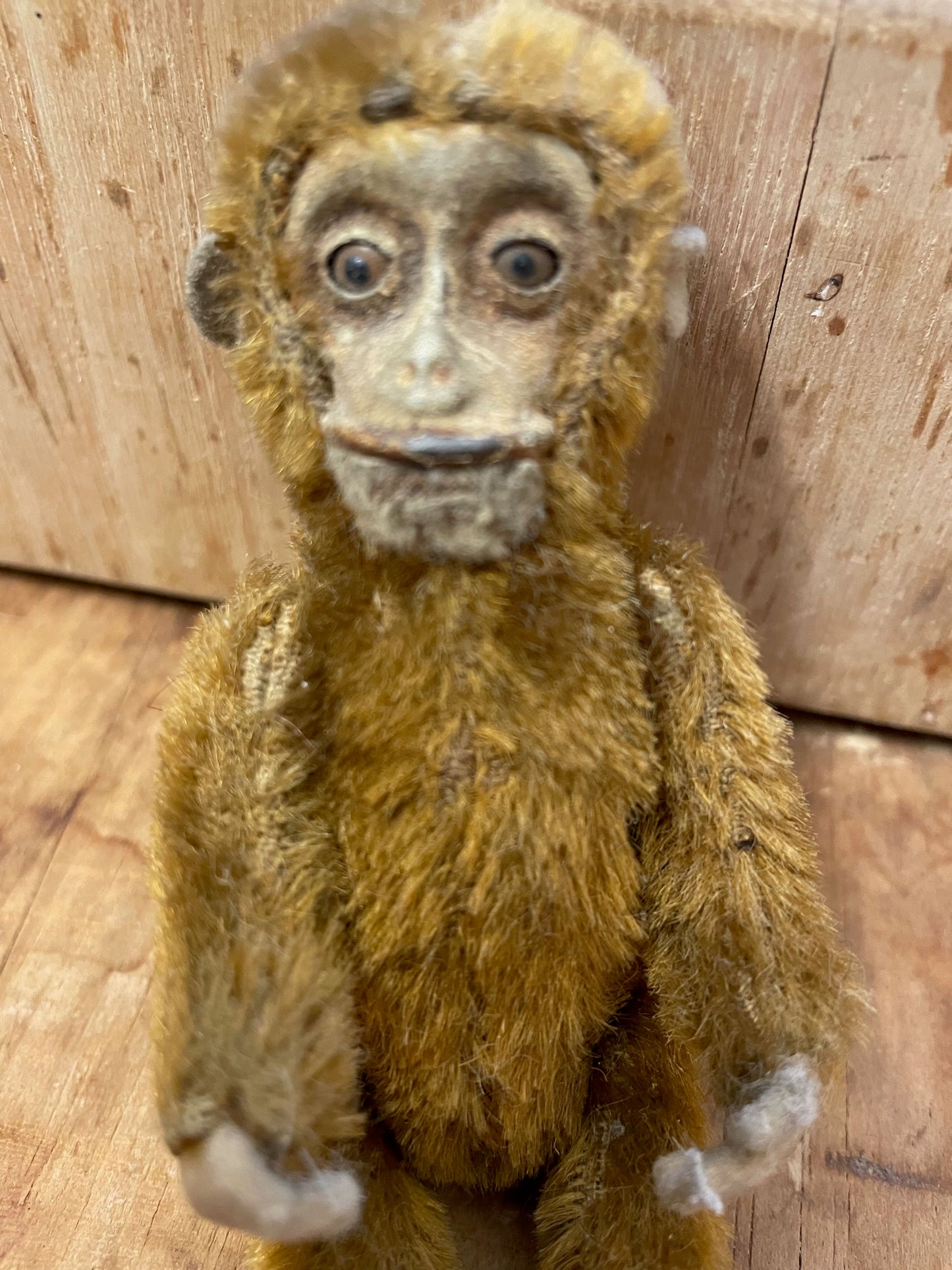 Vintage Plush Monkey Toy