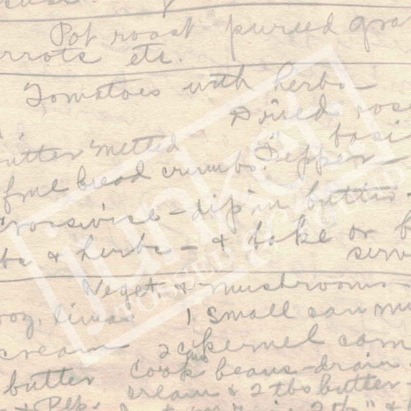 One Dozen Vintage Handwritten Recipes - Instant download digital files: cook, bake, experiment, adapt, art. Mystery Mix 1 - REUSE LICENSE