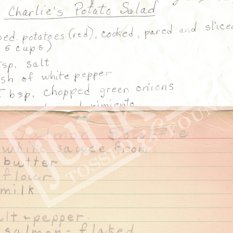 One Dozen Vintage Handwritten Recipes - Instant download digital files: cook, bake, experiment, adapt, art. Mystery Mix 1 - REUSE LICENSE