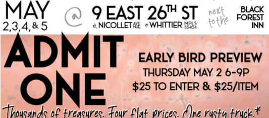 Admit One: Junket's Prix Fixe Pop-Up - Early Bird Preview - May 2, 2024 6-9PM