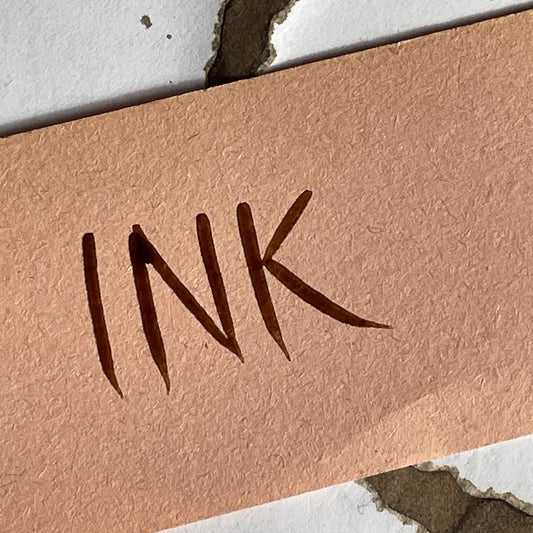 Tiny-batch, house made Black Walnut ink