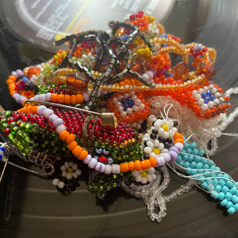 Stash Builder: Vintage glass seed bead jewelry + parts