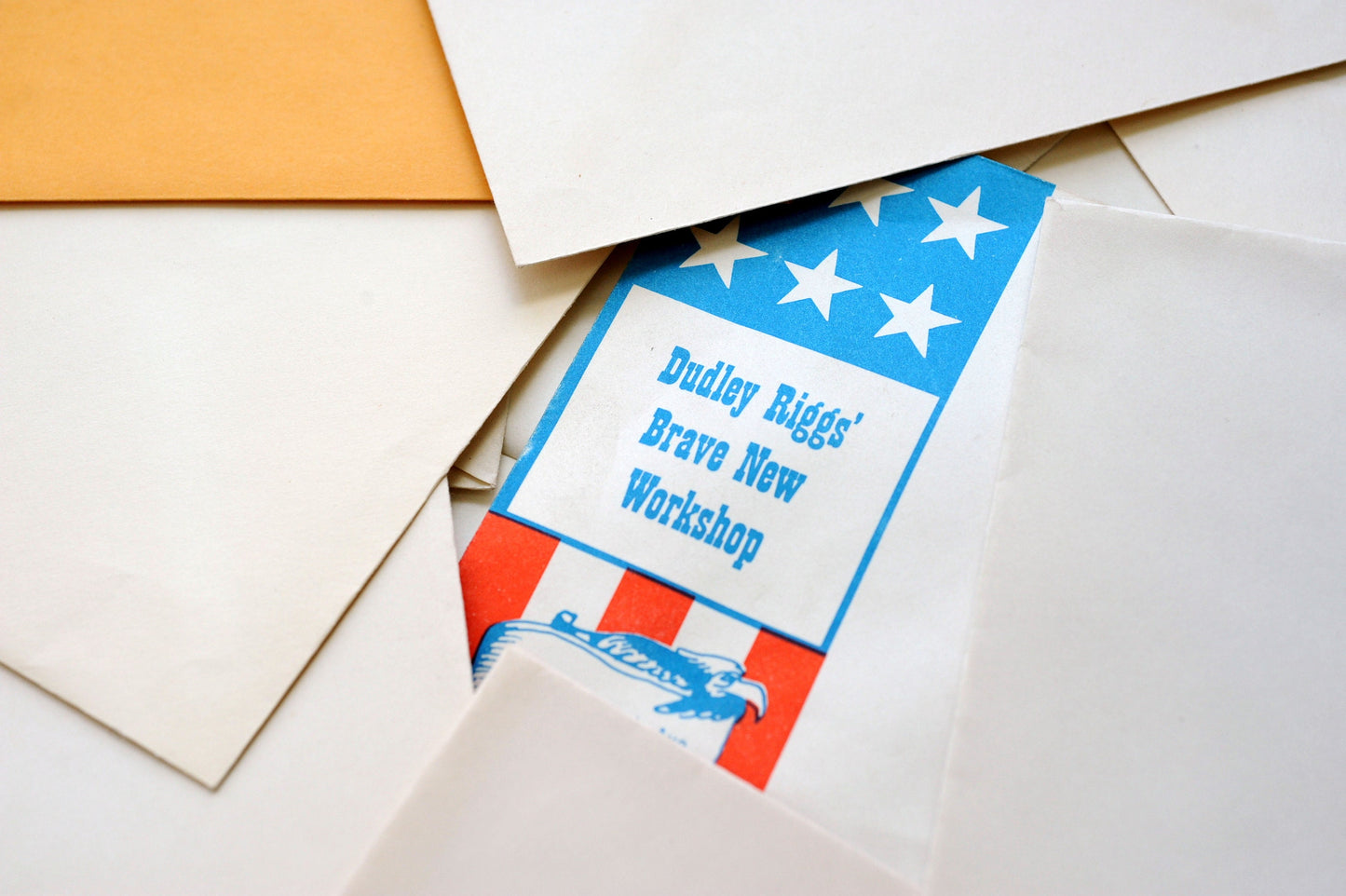 Unused envelopes: 1/8 lb vintage mix