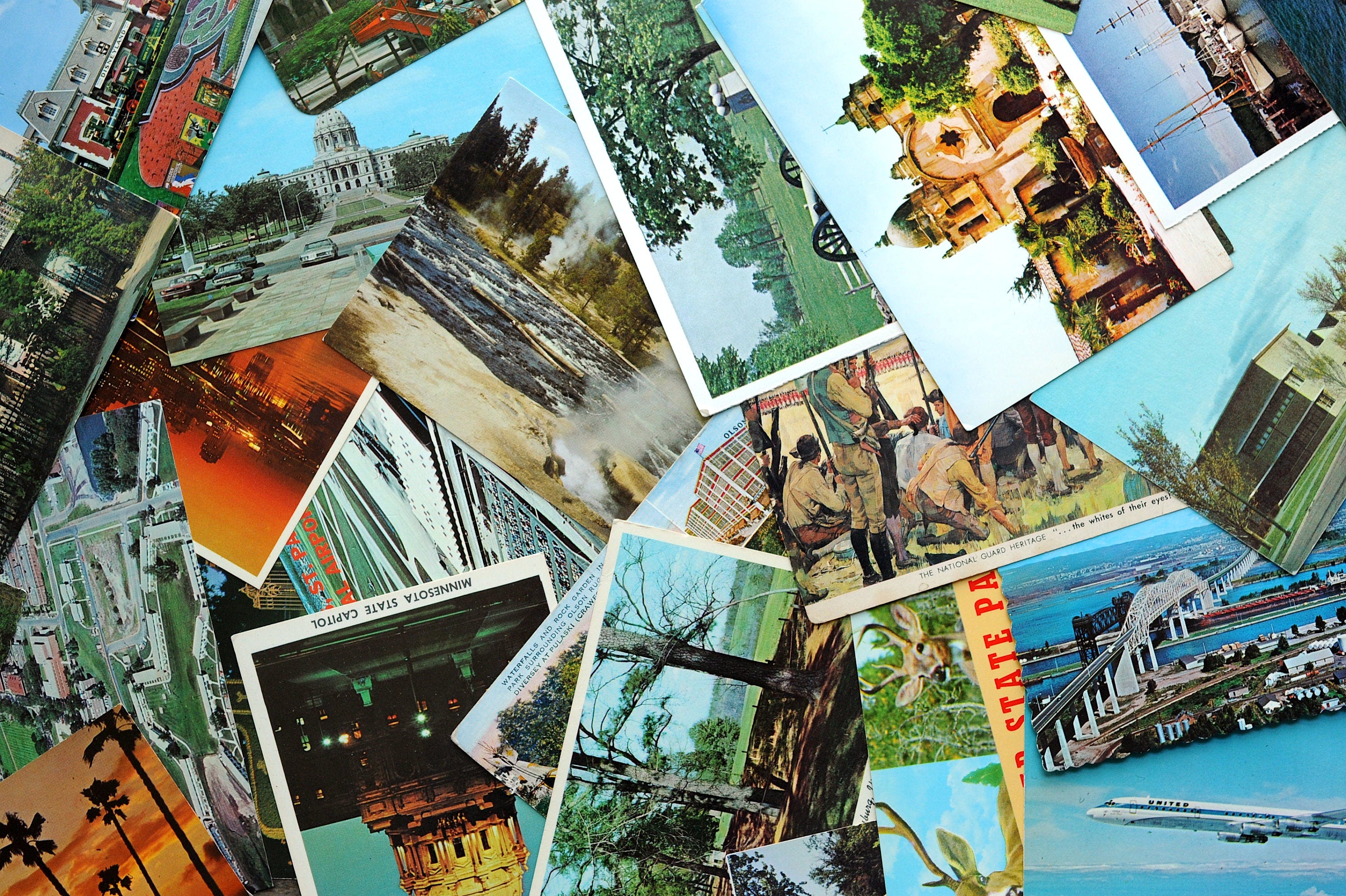 Off Color Postcard One dozen vintage unused color postcards – shopjunket